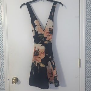 Charlotte Russe S navy, mini, and flowy dress!